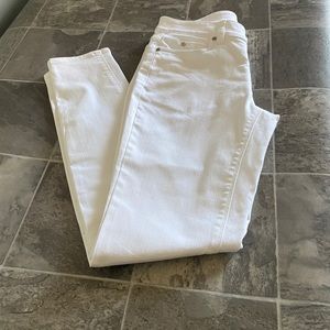 Two by Vince Camuto Skinny Stretch Womens Size 27/ 4 White Jeans, Pre Owned .